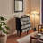 Walnut Storage Cabinet with Multiple Drawers