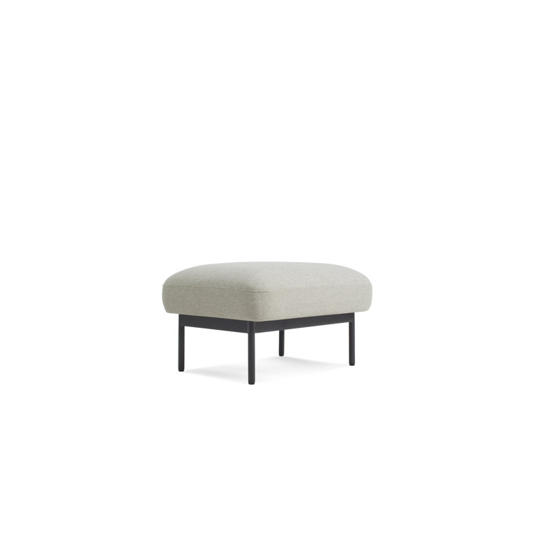 Puff Puff Ottoman, Black, Maharam Meld in Panda