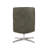 Porter Forest Green Leather Swivel Accent Chair