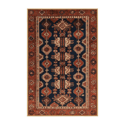 Tapis brun lavable à la machine