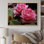 Fleurs de cactus rose - art mural floral cactus