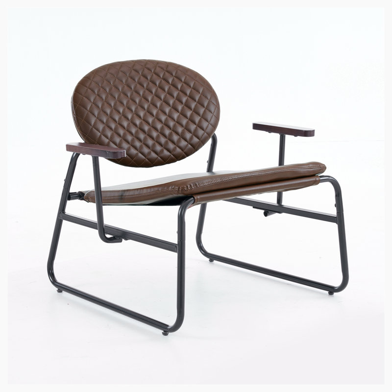 Terence 30.91'' Wide Armchair, Dark Brown