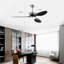 Ventilateur de plafond 52 po avec pales en ABS avec lumières et télécommande CC