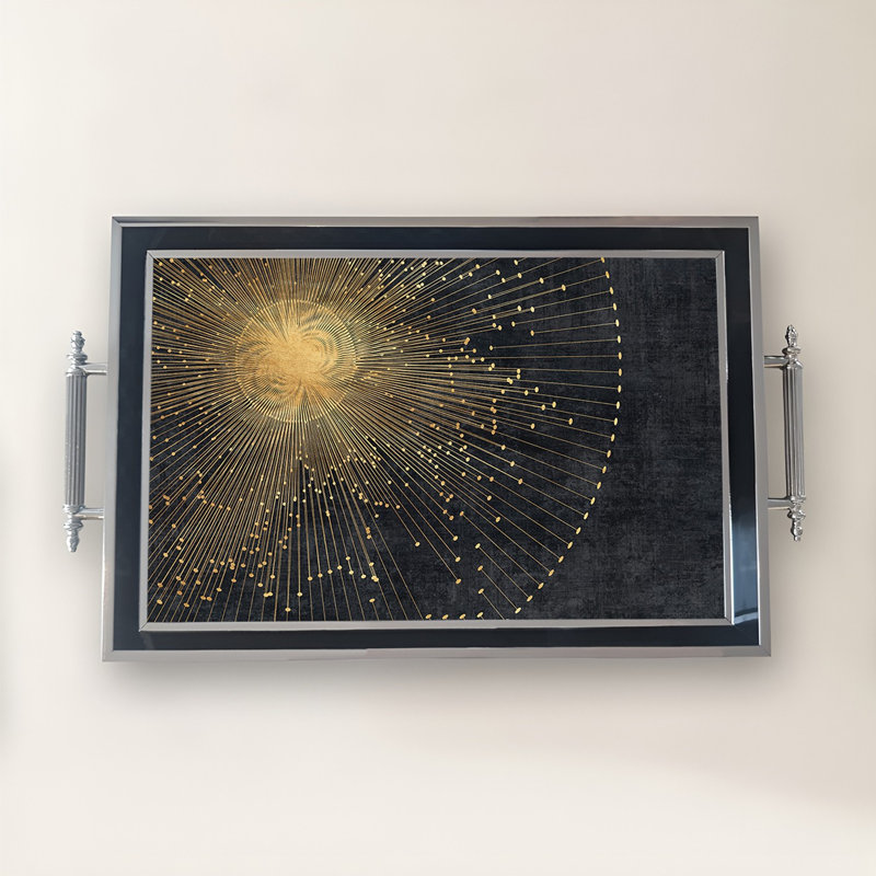 Élégant plateau en verre de 19,7 po x 11,4 po x 1,4 po | Fabrication 100% verre durable | Facile à nettoyer avec un chiffon humide | Idéal pour le service, la présentation décorative et l'organisation | Ajout élégant à la décoration intérieure