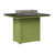 Plateau martelé noir avec base vert kiwi sélectionné