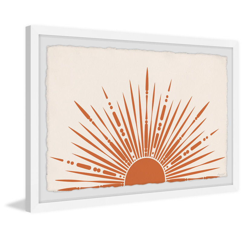 " The Sun Rays " Painting Print, 12" H x 18" W x 1.5" D