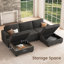 Canapé modulaire en U avec rangement Anureet-1438246970