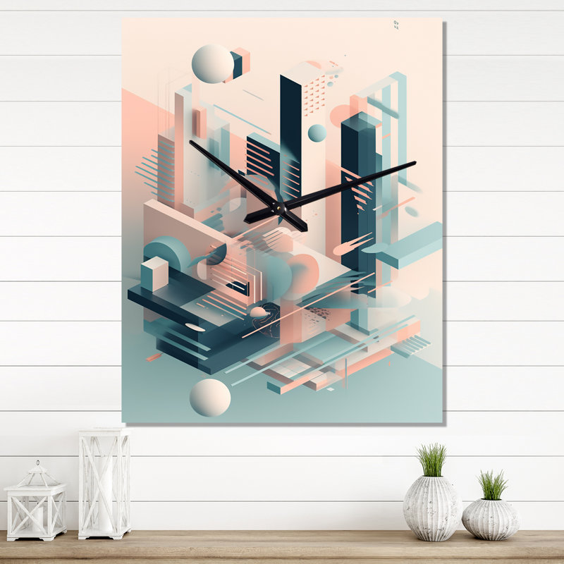 Horloge murale Minimalisme, H 28 po x l 12 po x P 1 po