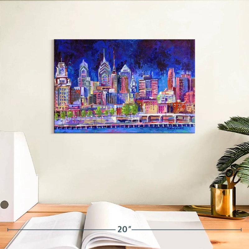 Ravi Philadelphia, 8" H x 12" W