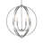 Petitt 6-Light Dimmable Globe Chandelier -103877072-91113933