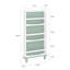 Crothers 11cm H X 118cm W Kids Bookcase