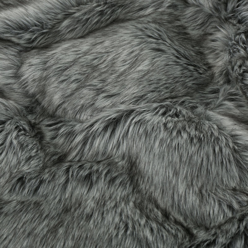 Laprovis Bean Bag Sofa, Dark Gray/Gray Streaks