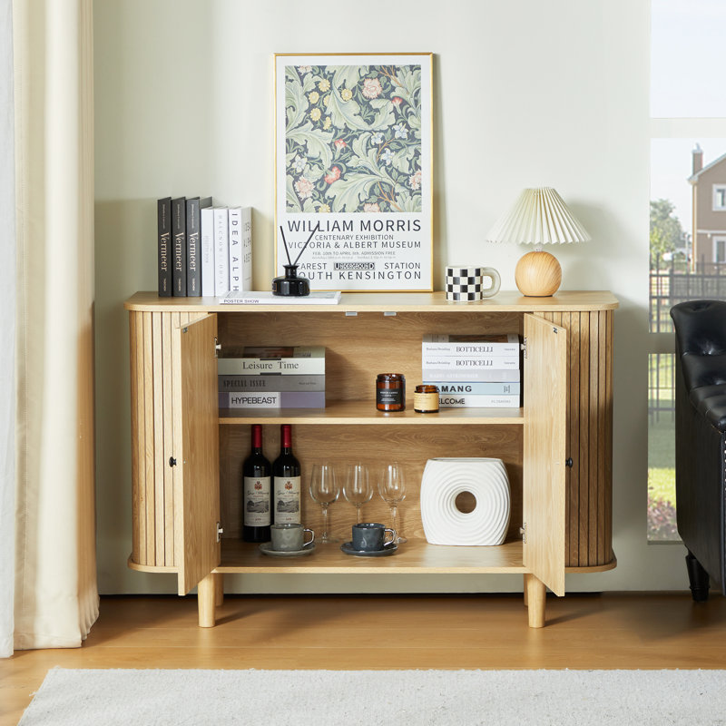 Rickiah 31.49" Tall 2-Door Accent Cabinet | Wayfair