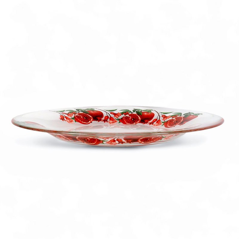 Pomegranate Dessert Plates - 7.8"