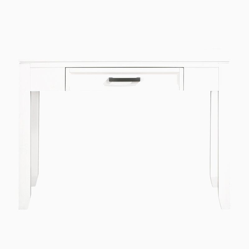 Bureau d'écriture blanc avec tiroir