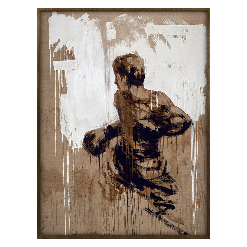 Against The Ropes Print by Ngo, PC, Gold Single Picture Framed, 48'' H x 36'' W