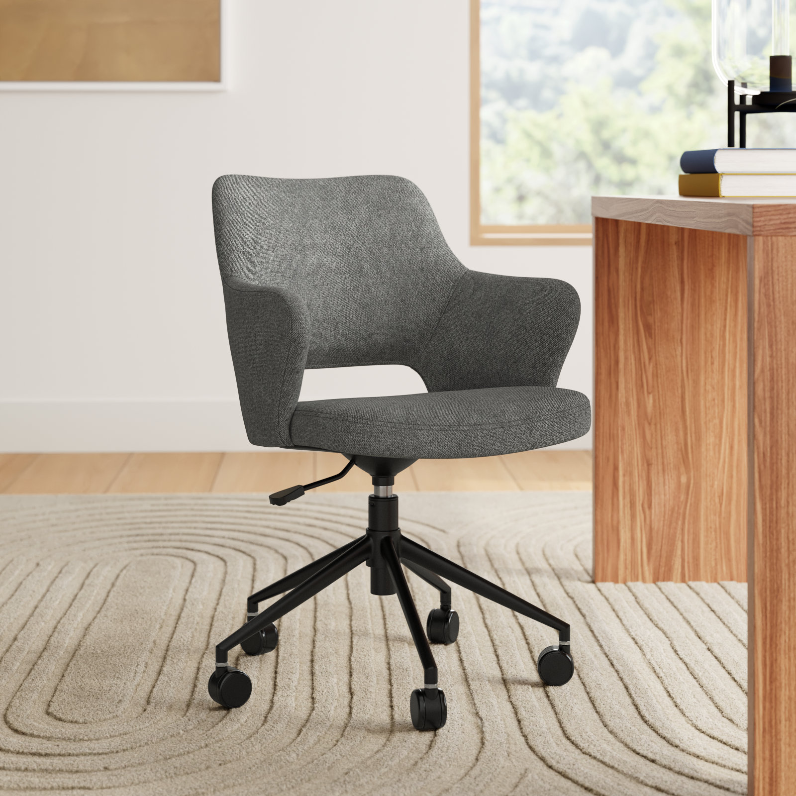 Shelter Conference Chair, Charcoal
