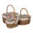 Wicker Laundry Set with Handles