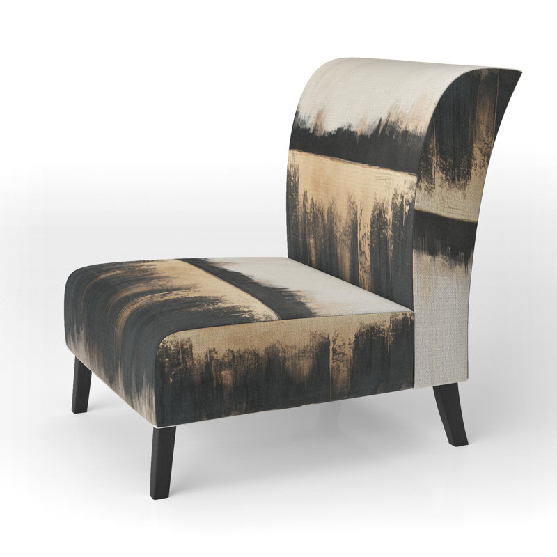 Fauteuil de chambre Abstract Modern, Slipper Armless