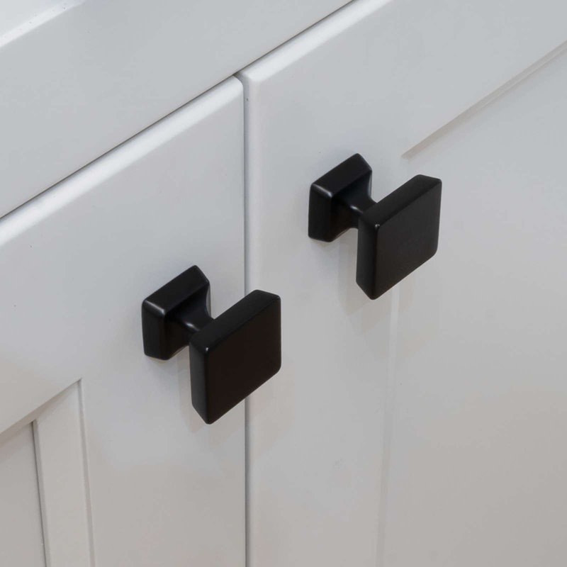 Modket 1 5/8" Solid Bar Knob, Matte Black