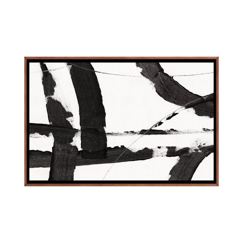 «Obsidian Harmony I» par Timothy O 'Toole, reproduction sur toile tendue sur toile, H 32 po x l 48 po, Impression encadrée