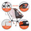 Chaise de camping pliante Bungalow Rose