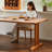 Brown Rectangle Solid Wood Dining Tables-302579016