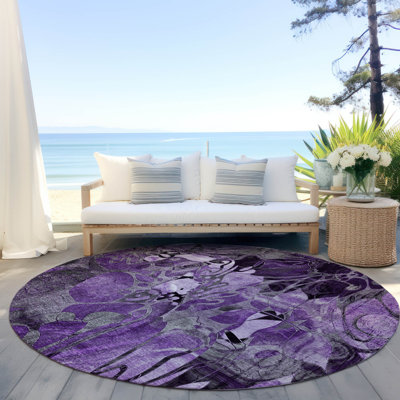 Tapis intérieur / extérieur en polyester tissé à la machine Altair