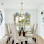 Lustre en métal 4 lumières à intensité variable l 31,75 po Kinston-1726472859-1679010487