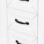Base de meuble-lavabo de salle de bain 36 po seulement en blanc. Organisateur de tiroir. Bois massif et style contemporain. Autoportant. Base blanche requise. Tiroirs pour les produits de base. Moderne-130597424