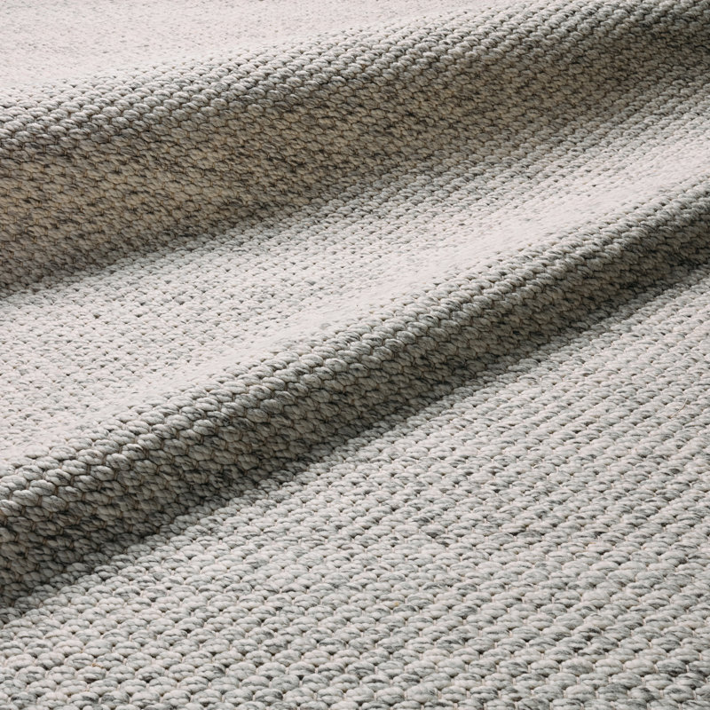 Scandinavia Rakel Wool Area Rug in White, Rectangle 12' x 15'
