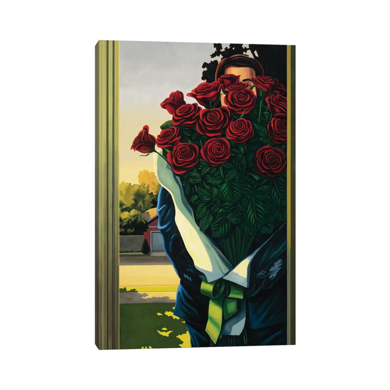 Anonymous Delivery by Ross Jones - Wrapped Canvas Painting, 66.04 cm H x 45.72 cm W x 1.91 cm D
