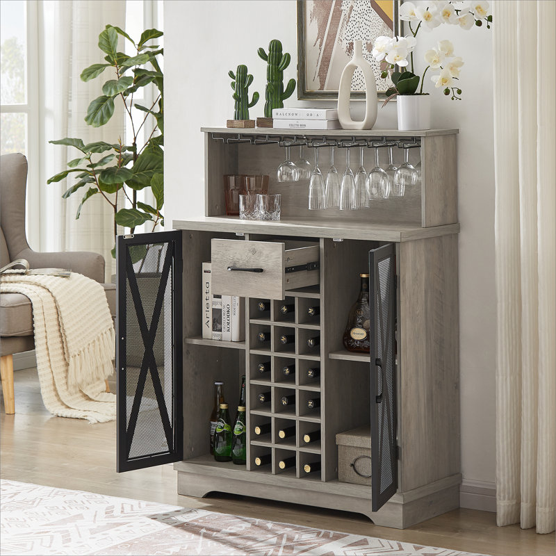 Walthill 35.41'' Bar Cabinet