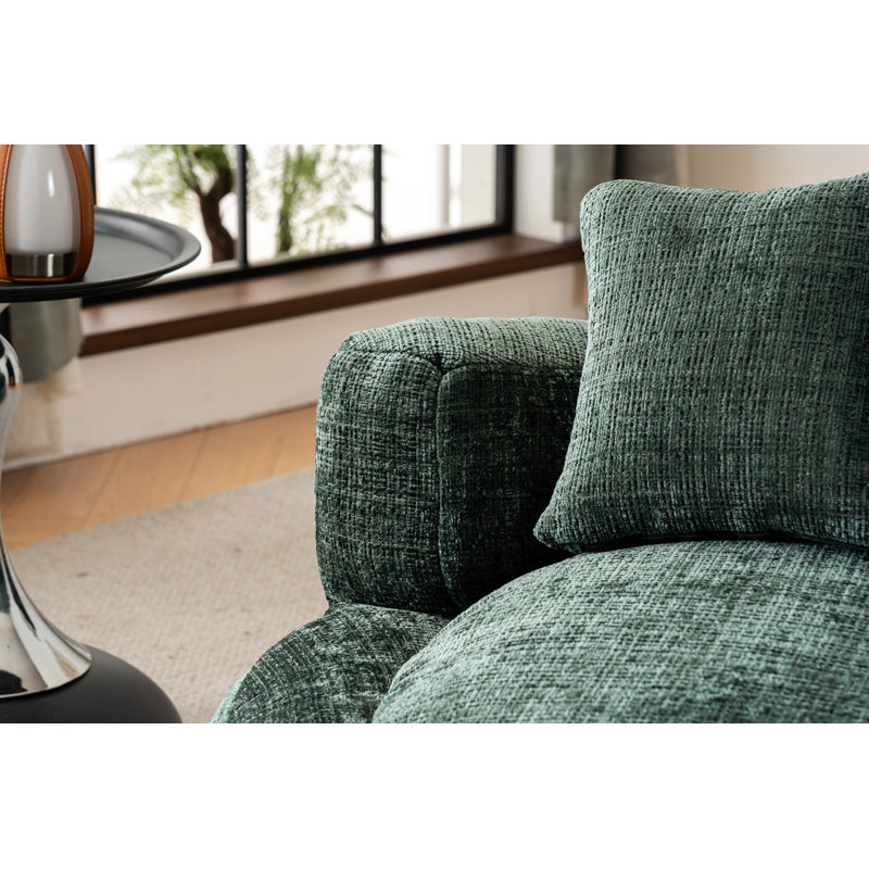 Foam Bean Bag Chairs For Adults/Teens With Filling,Bean Bag Lazy Sofa With Ultra Soft Chenille Cover,Round Bean Bag,Indoor & Outdoor