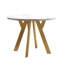 149.5 cm Extendable Round Dining Table-1563213448-1563213451