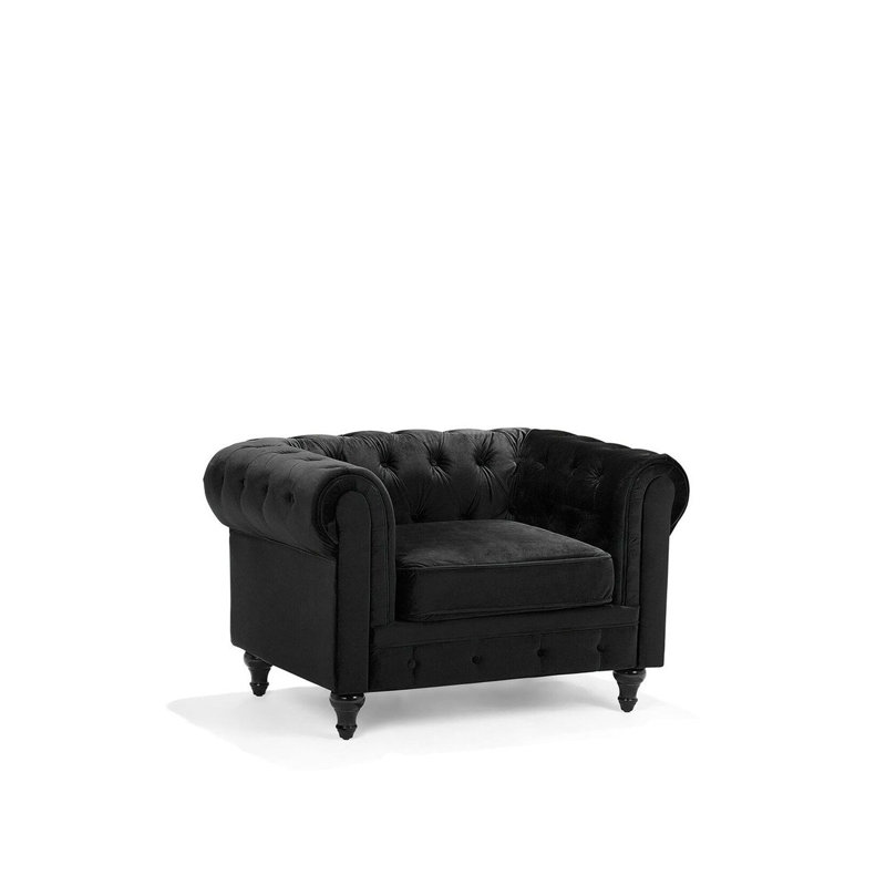 Chesterfield Chair, Black