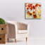 «Red Poppy Chaos» par Shirley Novak, art mural sur toile-154595845