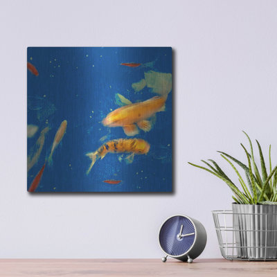  'Swimming Lessons 1' by Alicia Ludwig Metal Wall Art