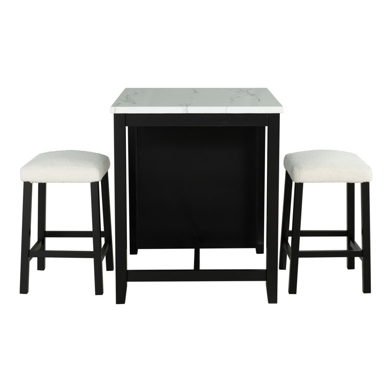 Brann 3-Piece Counter Height Dining Table Set