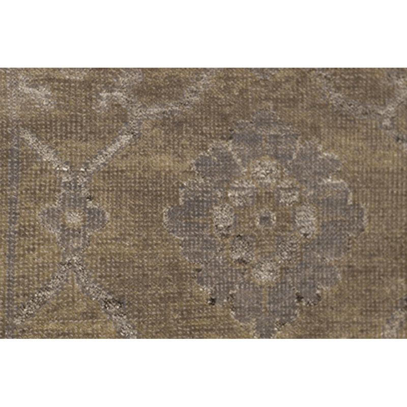 Tapis brun clair de haute qualité noué à la main