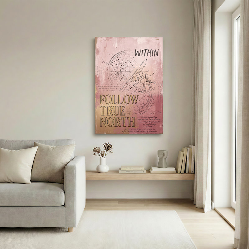 Art mural sur toile rose, H 24 po x l 18 po