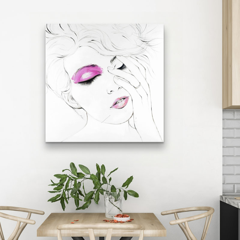 makeup - 32"x32" art on canvas