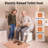 Dual Motor Power Toilet Seat Lift with Button Control for Elderly