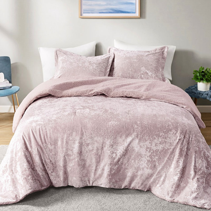 Lit 100% - Édredon double / grand, velours et double / grand doux et confortable