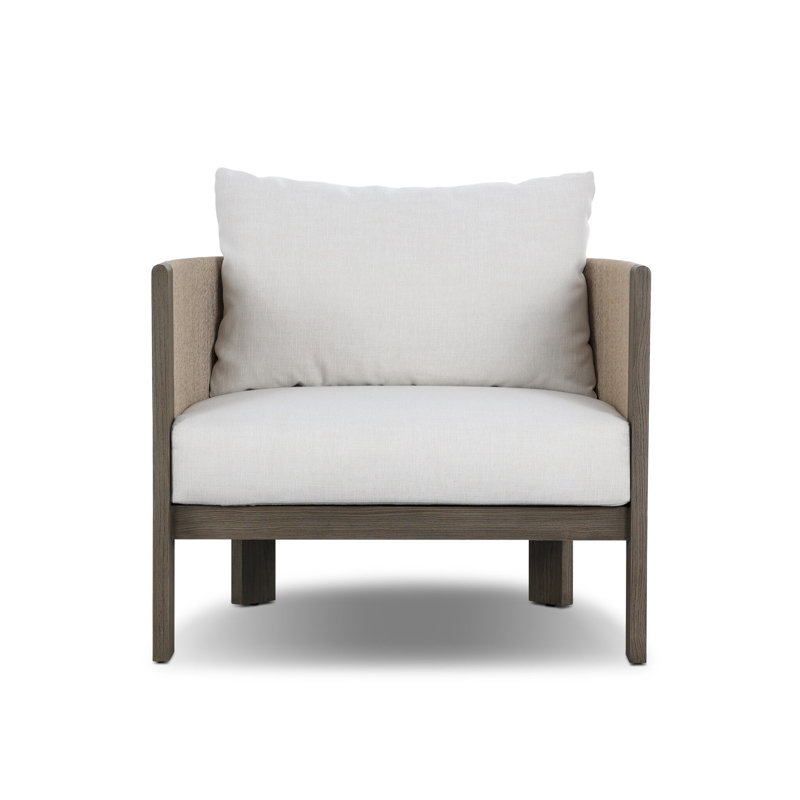 Delancy Outdoor Chair-Arashi Salt, Stained Aged Gray, Vergo Cream