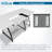 56.8'' x 23.5'' Sewing Table with Sewing Machine Platform