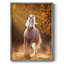 Impression encadrée «Horse Motion» - bois massif-2114058137