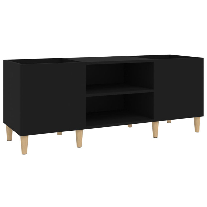 48cm H Media Shelves, Black