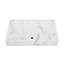Évier vasque rectangulaire large en marbre blanc 22 "Voltaire SM-VSM292W1