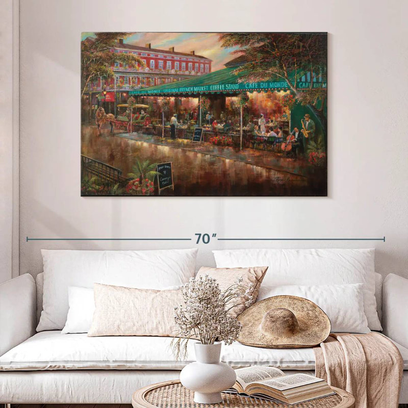 Sireci Cafe Du Monde Al Fresco, 32" H x 48" W